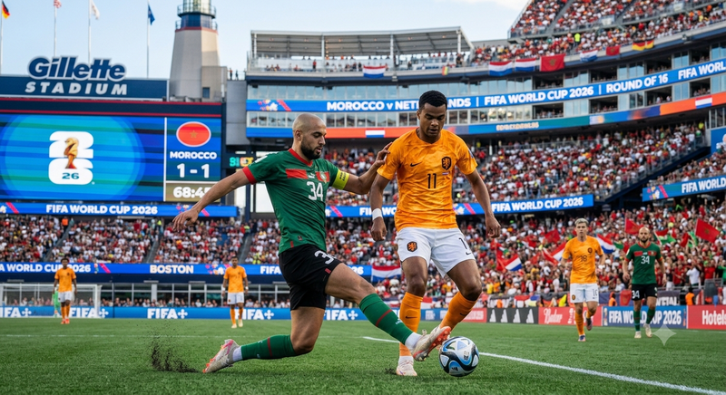 Morocco vs Netherlands World Cup Match