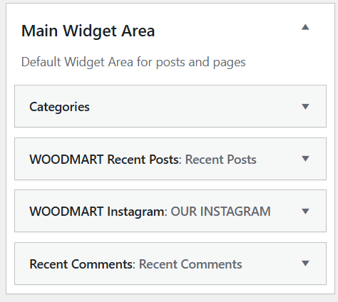 main widget