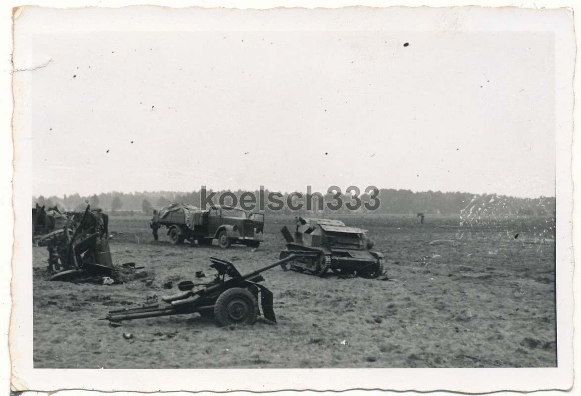 Polen 1939 Kämpfe gegen polnische Panzerjäger Pa