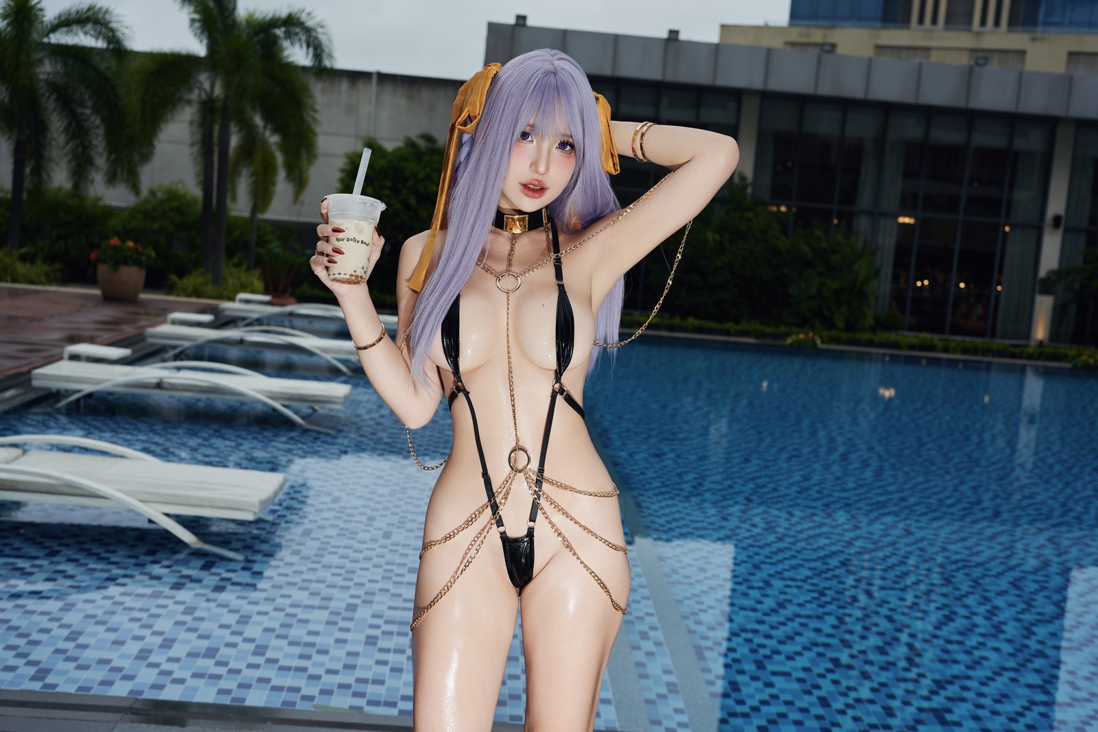 Puy Puy – BB Dubai Cosplay 写真+视频合集（184P+7V-1.41GB）FGO 人气角色插图4