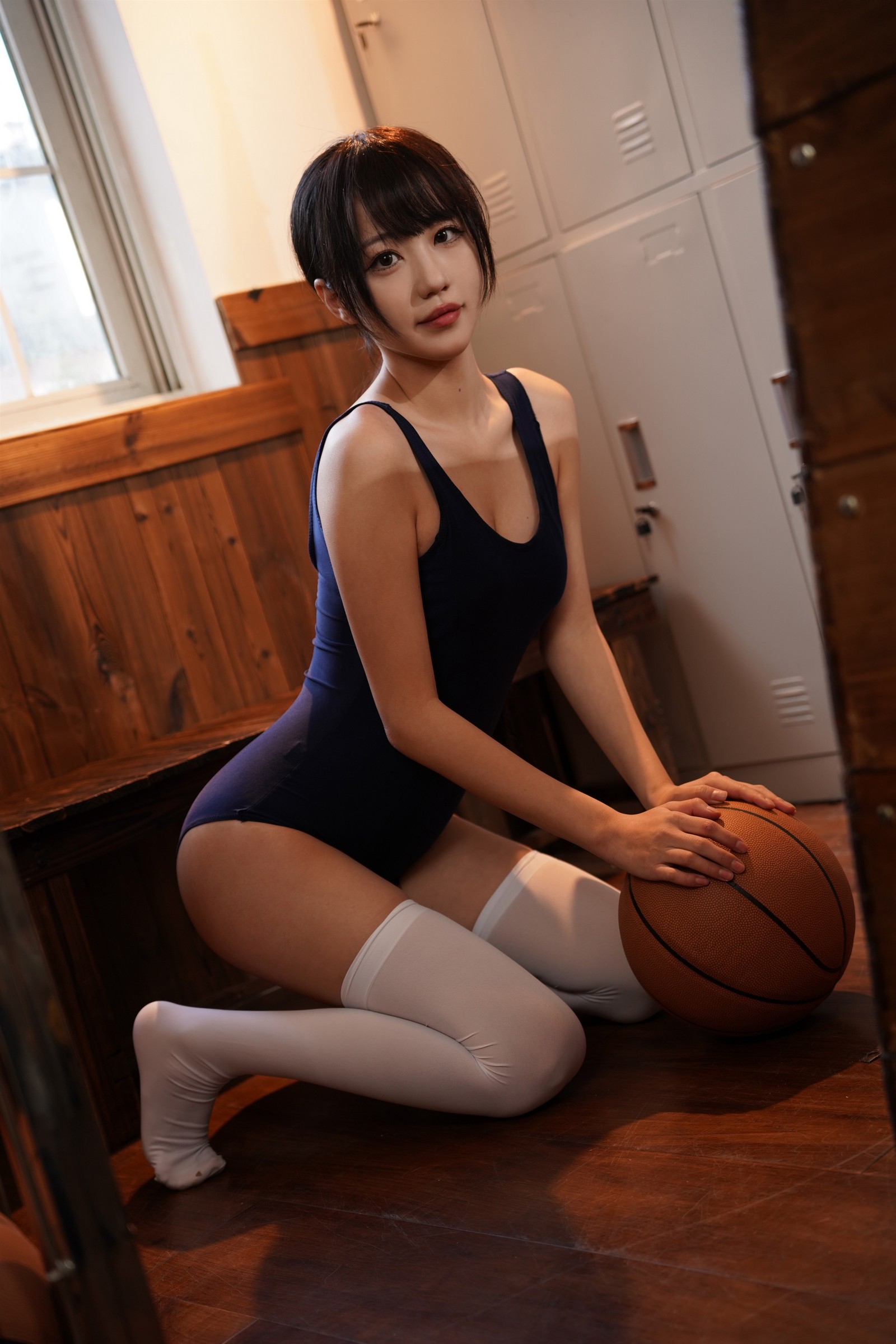 无影喵喵 训练室 死库水 Cosplay 写真图集｜运动风高清摄影（46P｜160MB）插图4