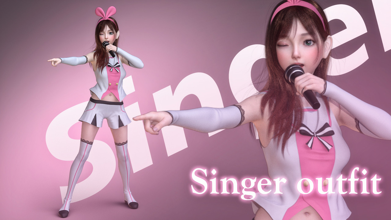 Singer outfit for G8F Singer outfit for G8F