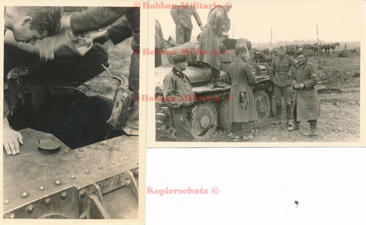 W262 Russland 8.Panzer-Div. SKODA Panzerkampfwagen 38(t) mit Kampfschaden combat
