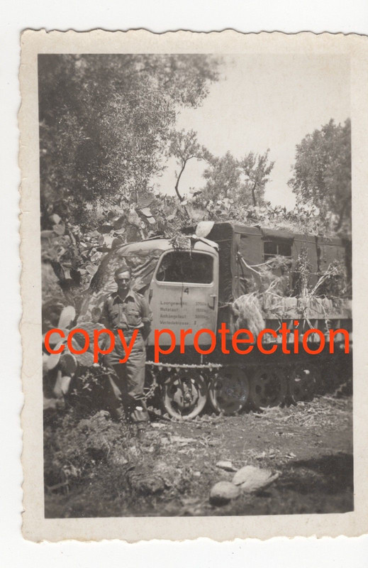 Orig. Foto RAUPENSCHLEPPER OST Steyr RSO Tarnung Südosten 1943