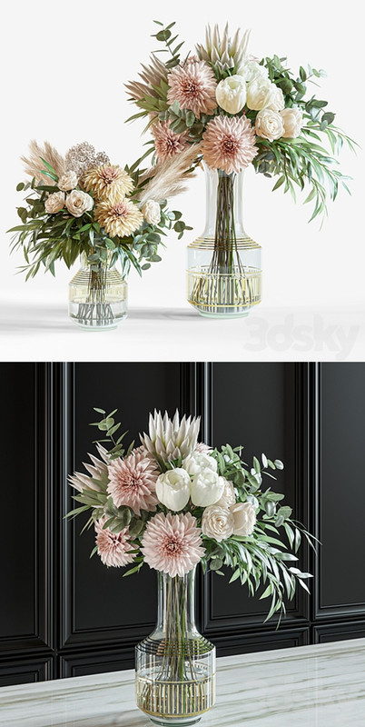 Flower Set 014 Dahlia