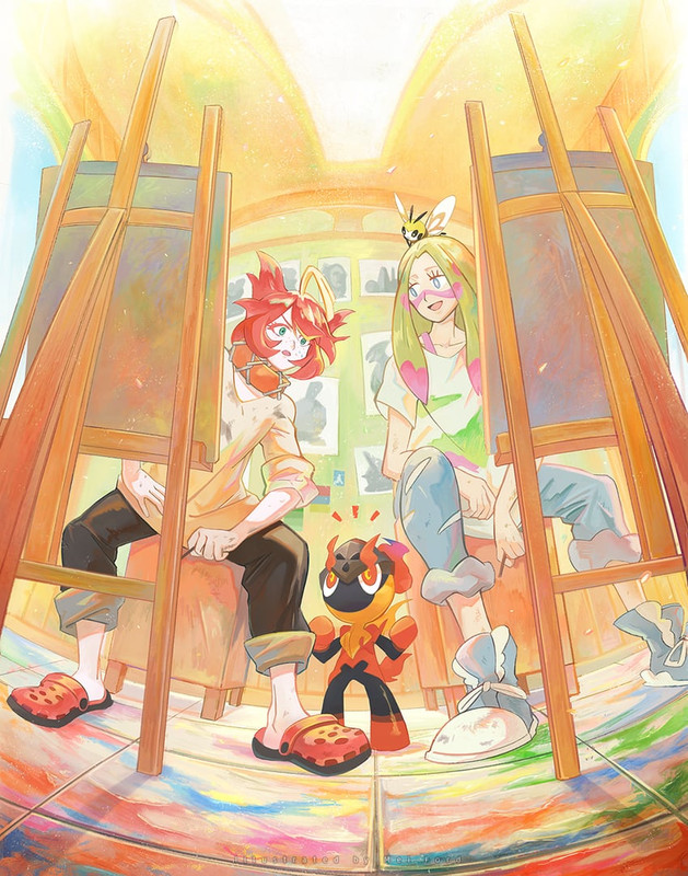 mina-ribombee-mela-and-charcadet-pokemon