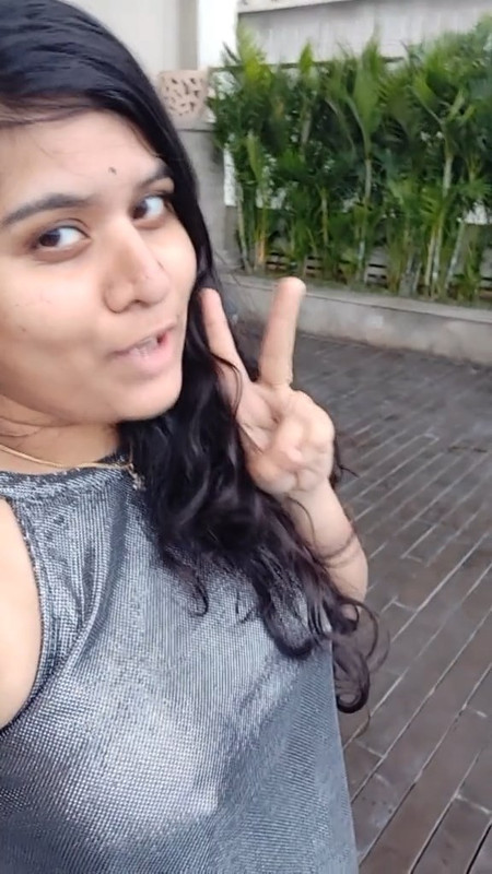 tamil girl sexy boobs and nipple pokie in silk dress.mp4_snapshot_00.00.609