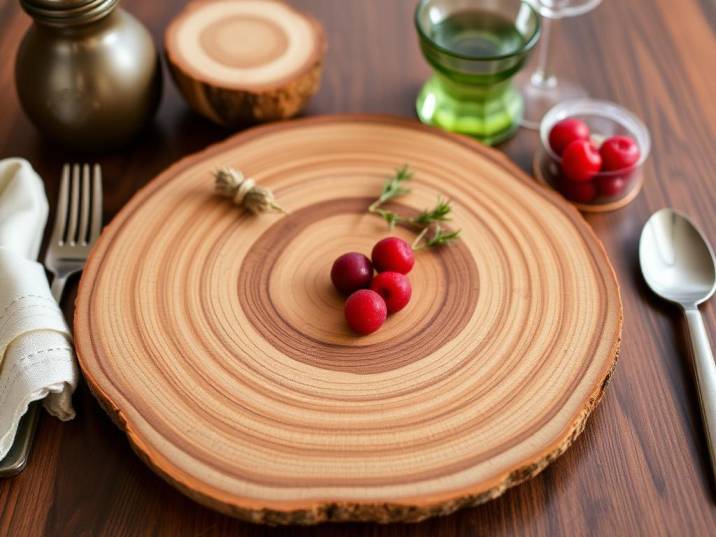 Wood Plate Serving Ideas