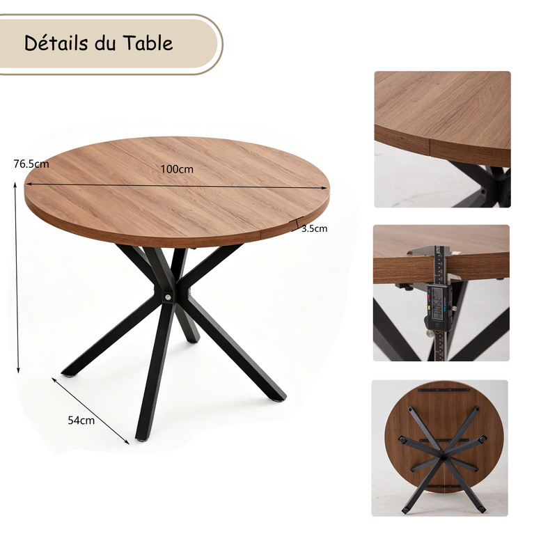 Detalles de la mesa