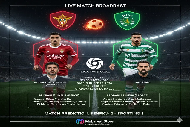 Lisbon Derby Exclusive: Benfica Hosts Sporting in Title Clash