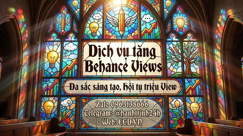 tăng behance views real cho portfolio