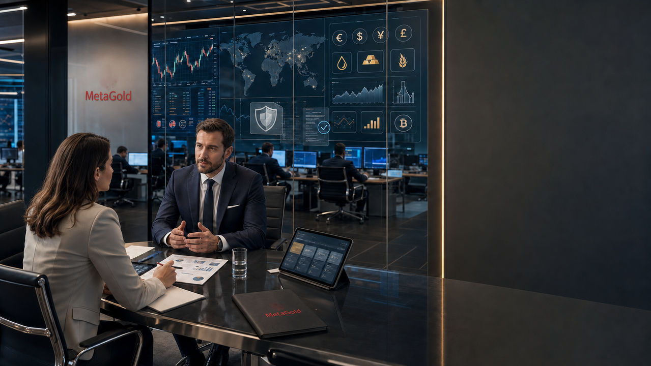 From MetaGold HQ interview on trading accounts and global market opportunities