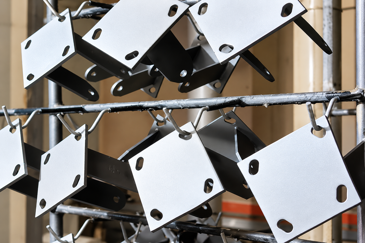 EDL zinc plated caster brackets and salt spray testing