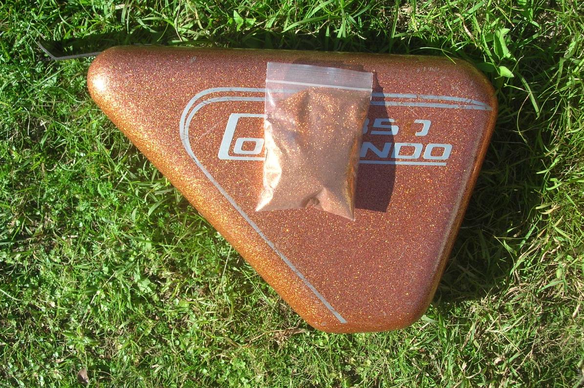 Copper flakes