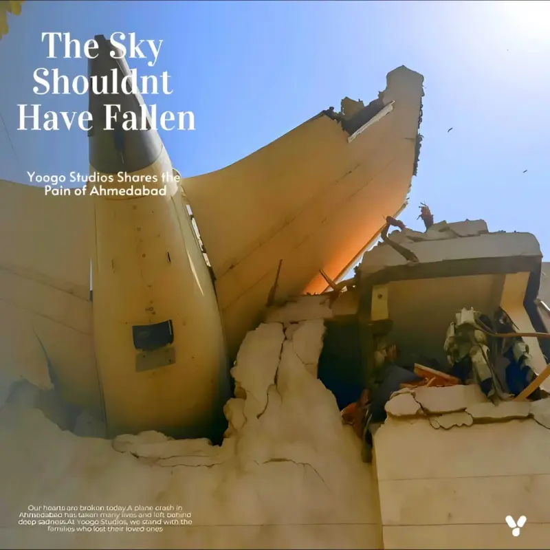Ahamadabad plane crash poster