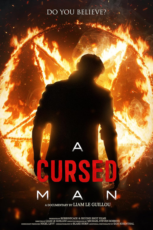 A Cursed Man 2025 Horror Thriller Movie Poster Supernatural Curse
