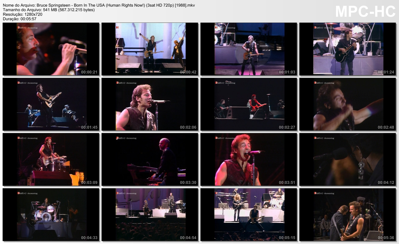 Bruce Springsteen - Born In The USA (Human Rights Now!) (3sat HD 720p) [1988]