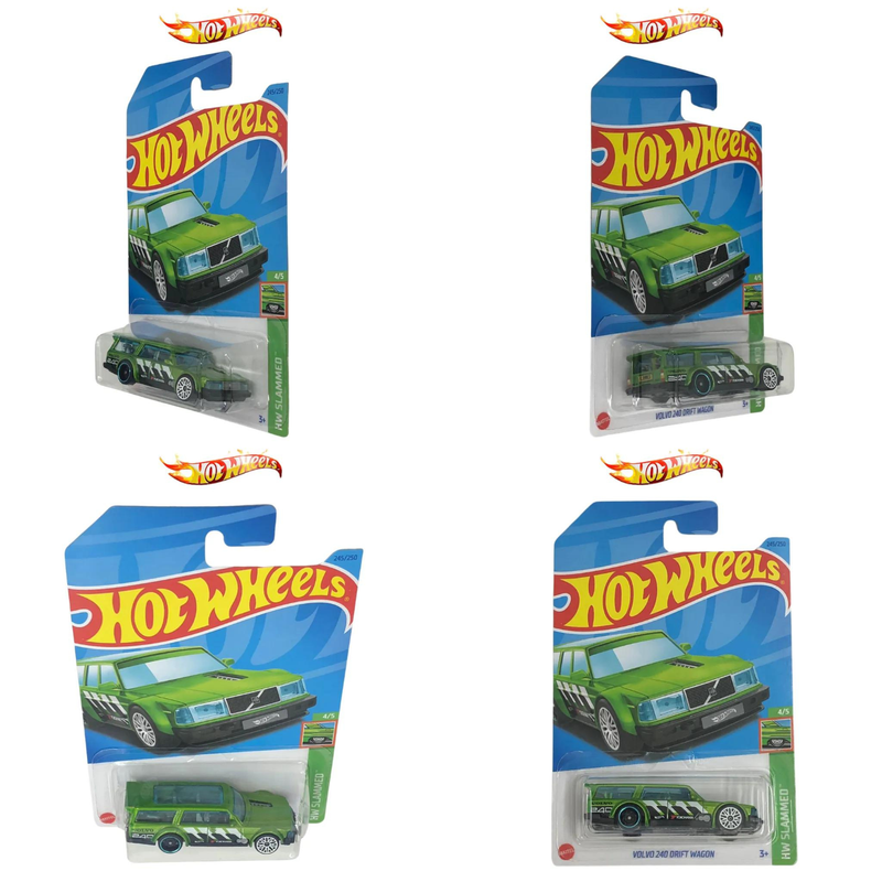 Hot Wheels Volvo 240 Drift Wagon HW SLAMMED Series 2024 #245 in
