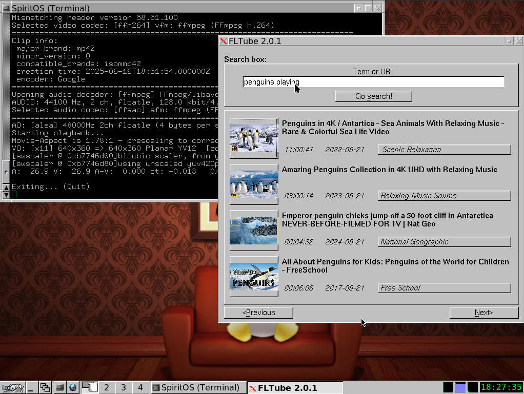 FLtube on Spirit OS!