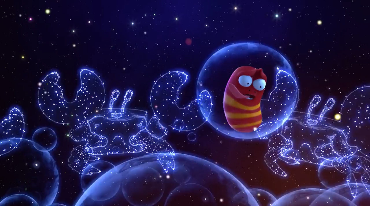 The Larva Island Movie 2020 WebRip [Hindi + Tamil + Telugu + Malayalam + Kannada + English] 480p 720p ESub Screenshot