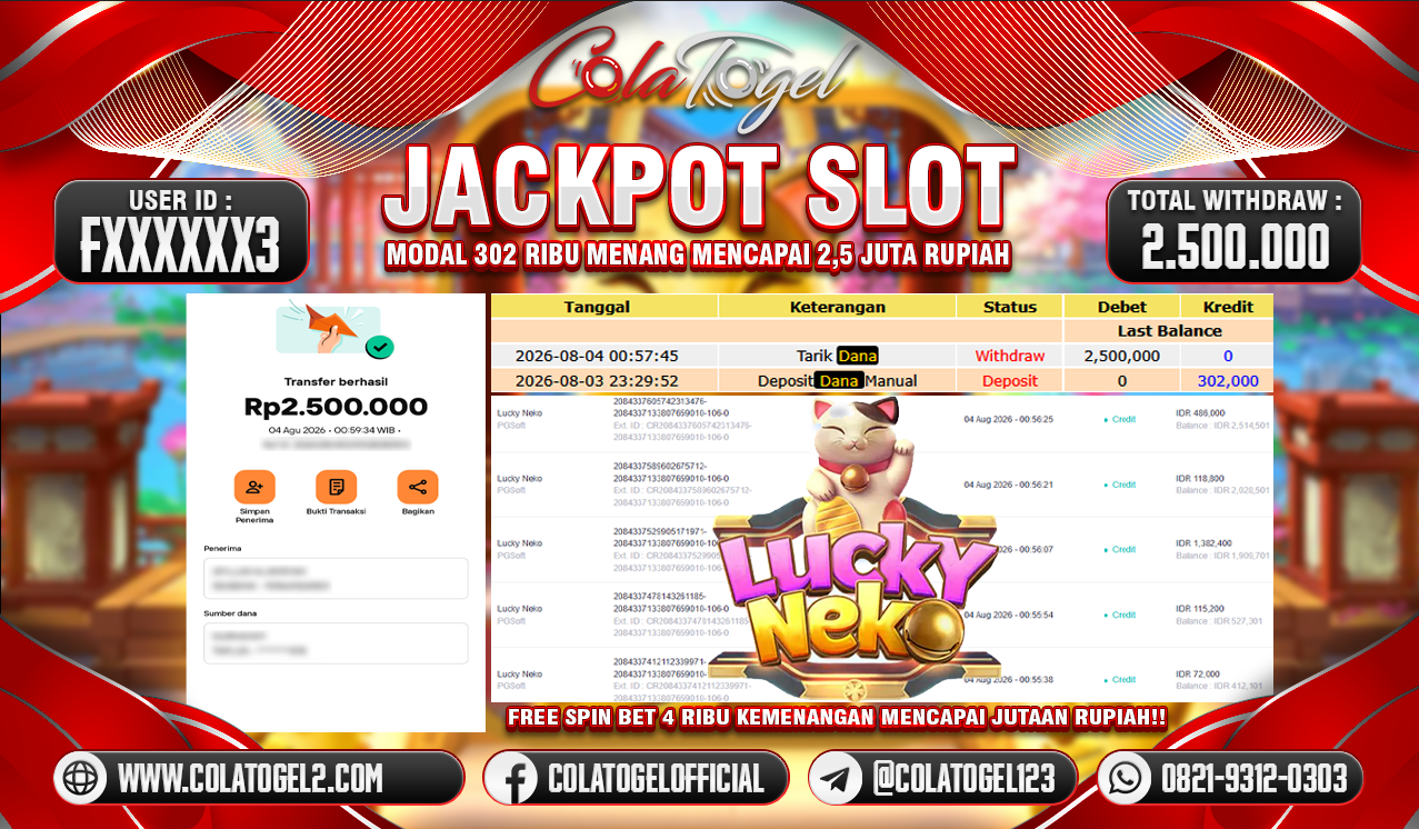 JACKPOT SLOT GACOR!!