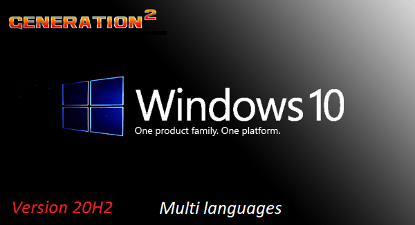 Windows 10 Pro 20H2 Version 20H2 Build 19042.630 x64 Multilingual November 2020