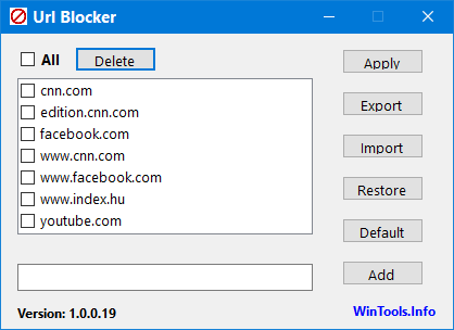 URL Blocker 2.0.0.7