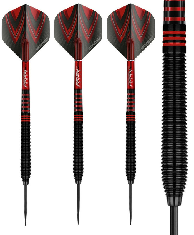 Ted Hankey Onyx Black 90/% Tungsten 24g Dartpfeile Steel Dart Winmau Darts