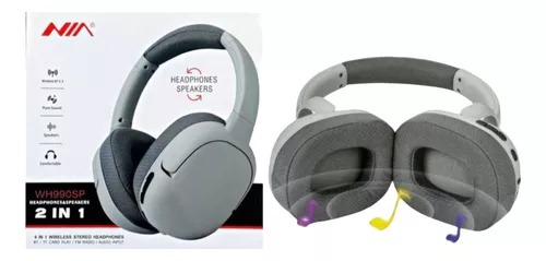 NIA WH990SP Écouteurs & Haut-parleurs 2-en-1 - مصغر 4