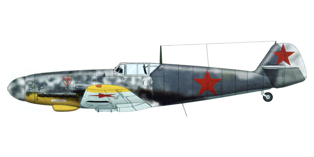 Évaluation soviétique des avions de la Luftwaffe capturés Messerschmitt-Bf-109-G2-R6-II-JG3-WNr-14513-Stalingrad-captur-par-les-Sovi-tiques-17-janvier-1943-0-B
