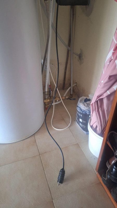 bomba com restante material
