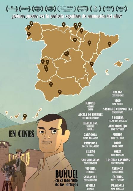 “BUÑUEL EN EL LABERINTO DE LAS TORTUGAS” AMPLIA COPIAS EN SU SEGUNDO FIN DE SEMANA EN CINES