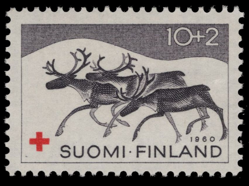 FINLAND B157 - Red Cross Fund "Reindeer" (pb96598) - Picture 1 of 1