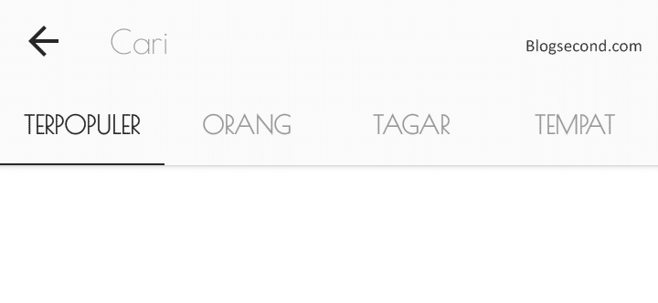 Menghapus Riwayat Pencarian di Instagram