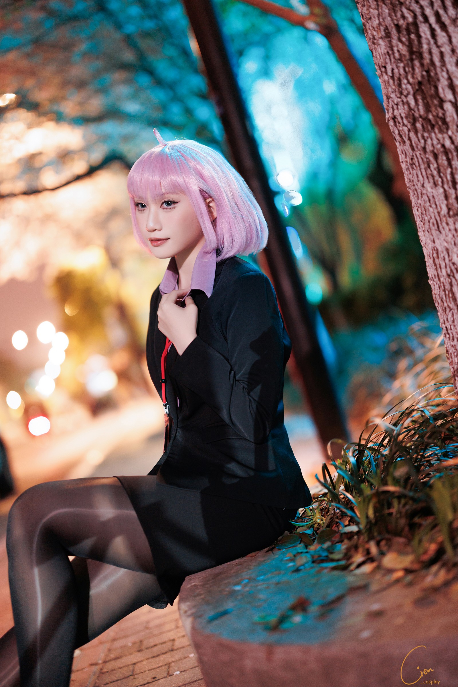 Cien恩恩 Apr.T2 Haman OL 制服 Cosplay 写真合集（25P｜192MB）插图1