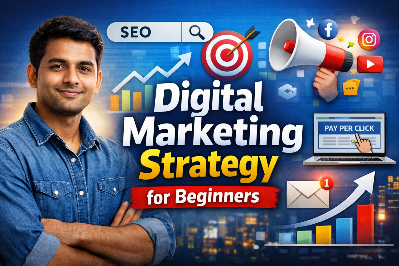 Digital Marketing Strategy for Beginners (2025 Guide)