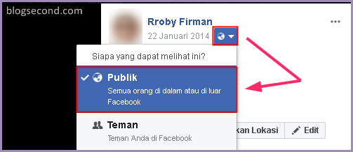 Mengatur Privasi Publik pada Foto Profil di Facebook