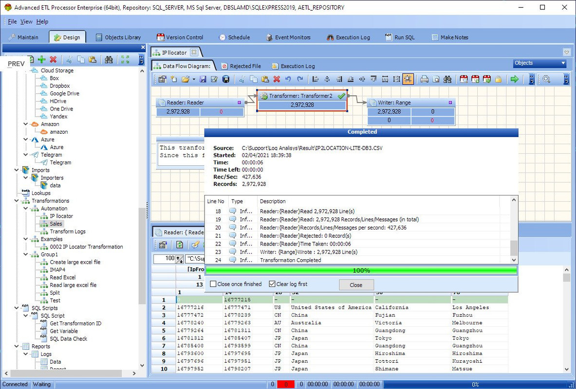 DB Software Laboratory Advanced ETL Processor Enterprisev 6.3.10.7
