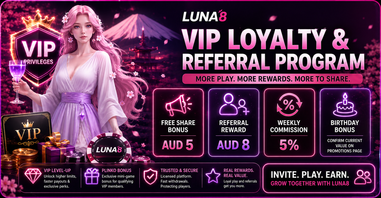 vip loyalty and referral bonus