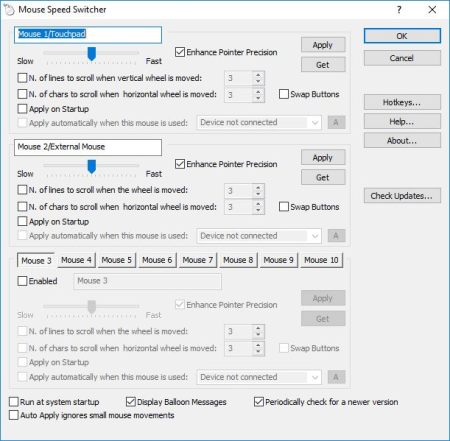 Mouse Speed Switcher 3.4.5 Mouse Speed Switcher 3.4.5