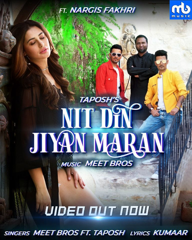 Nit Din Jiyan Maran By Nargis Fakhri Official Music Video (2020) HD