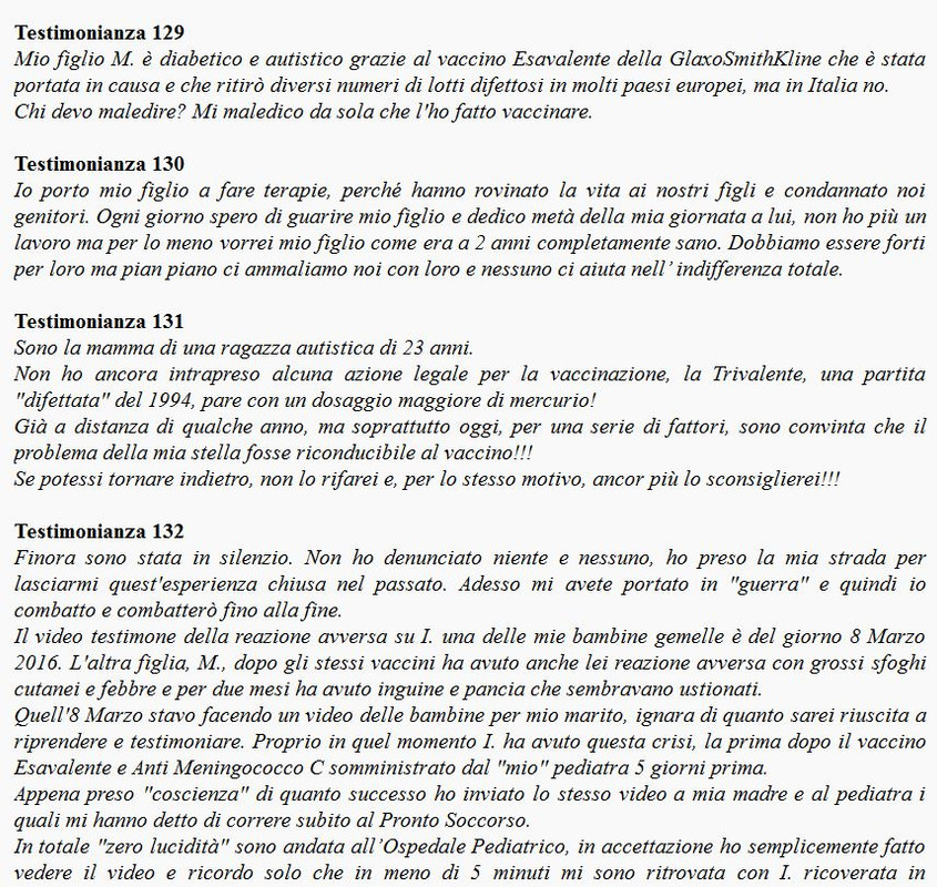 Il Danno nascosto - Oltre 500 testimoninaze (3)