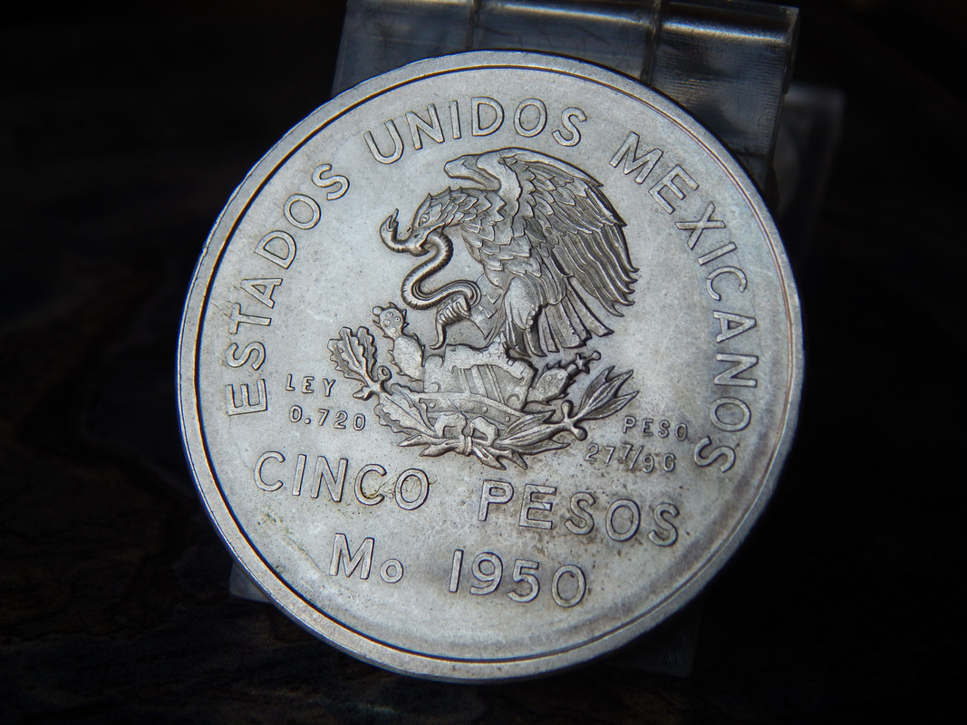 México 5 pesos 1950 ferrocarril DSCN3394