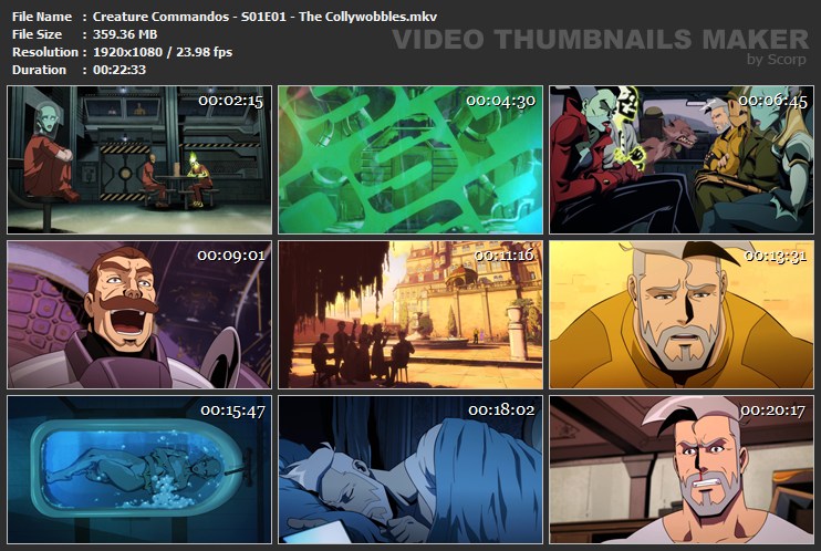 Creature Commandos S01E01 The Collywobbles mkv