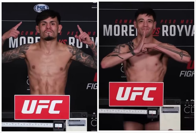 Кантар преди UFC Fight Night: Морено - Ройвал 2