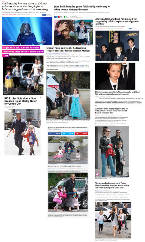 hollyweird tranny kids