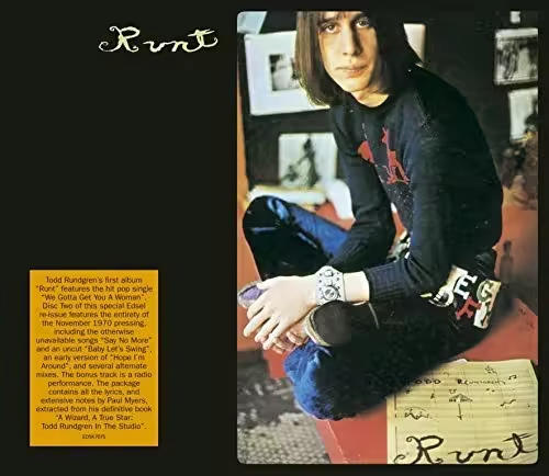 Todd Rundgren - Runt + The Alternate Runt (1970) (2 CD Deluxe Edition 2014)