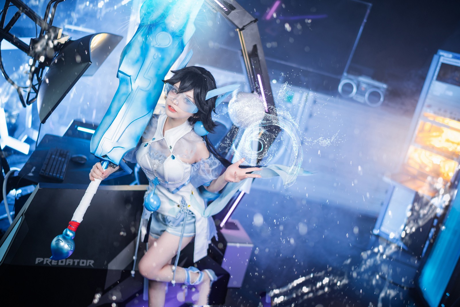 六二二同学 鹿昭依 Cosplay 写真图集｜虚拟偶像风格（13P｜33MB）插图4