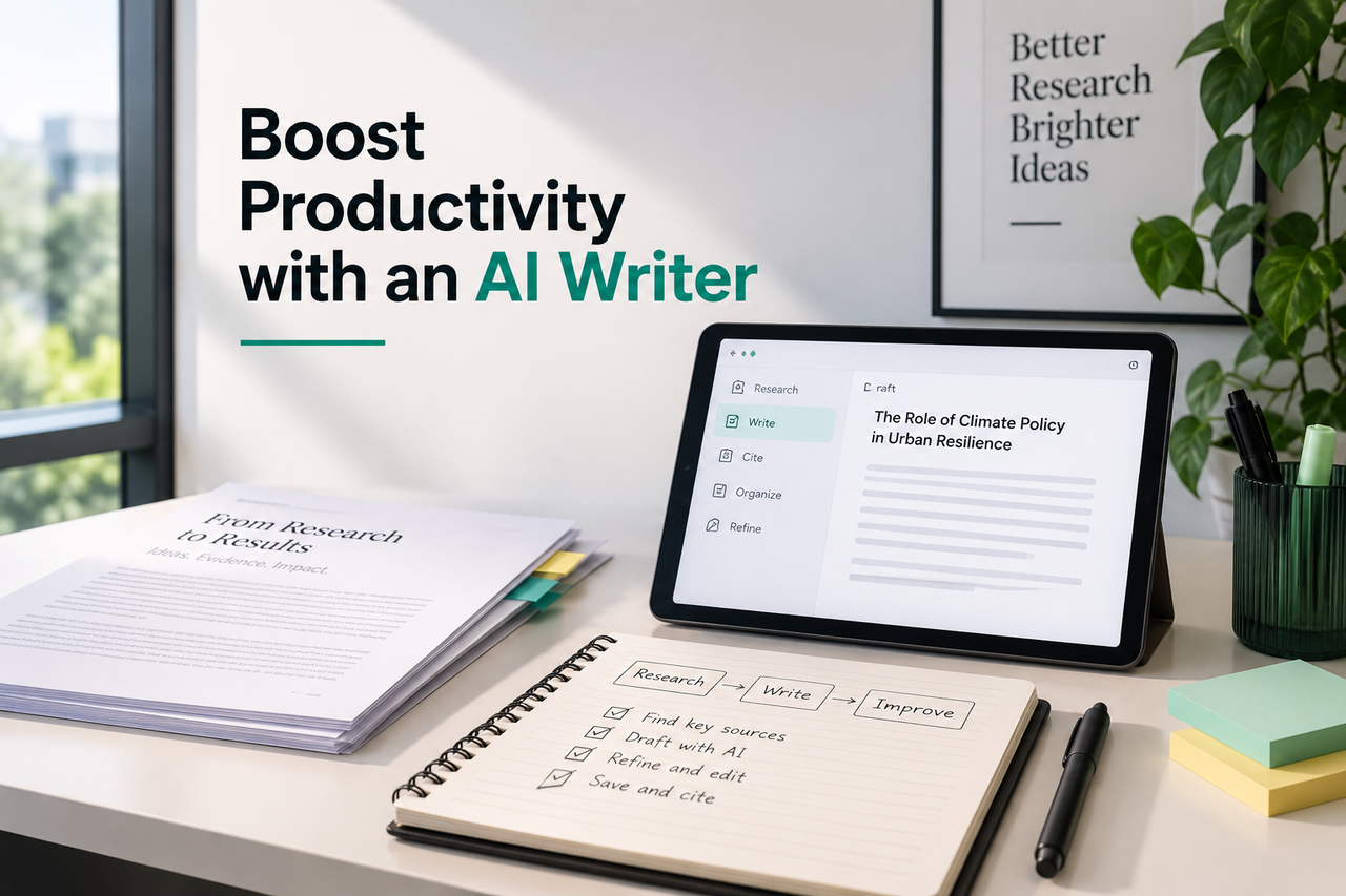 Boost Research Productivity with an AI Writer