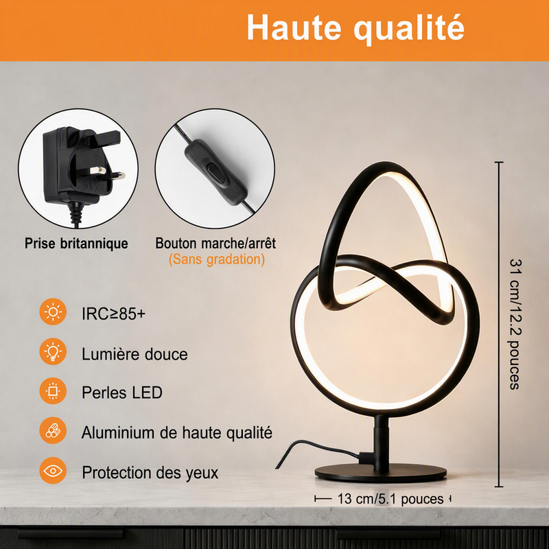 13 W – 978 lm – LED intégrée